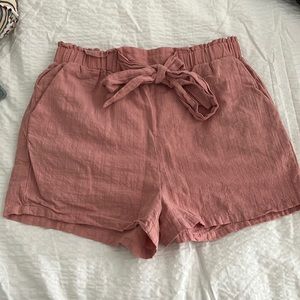Linen shorts